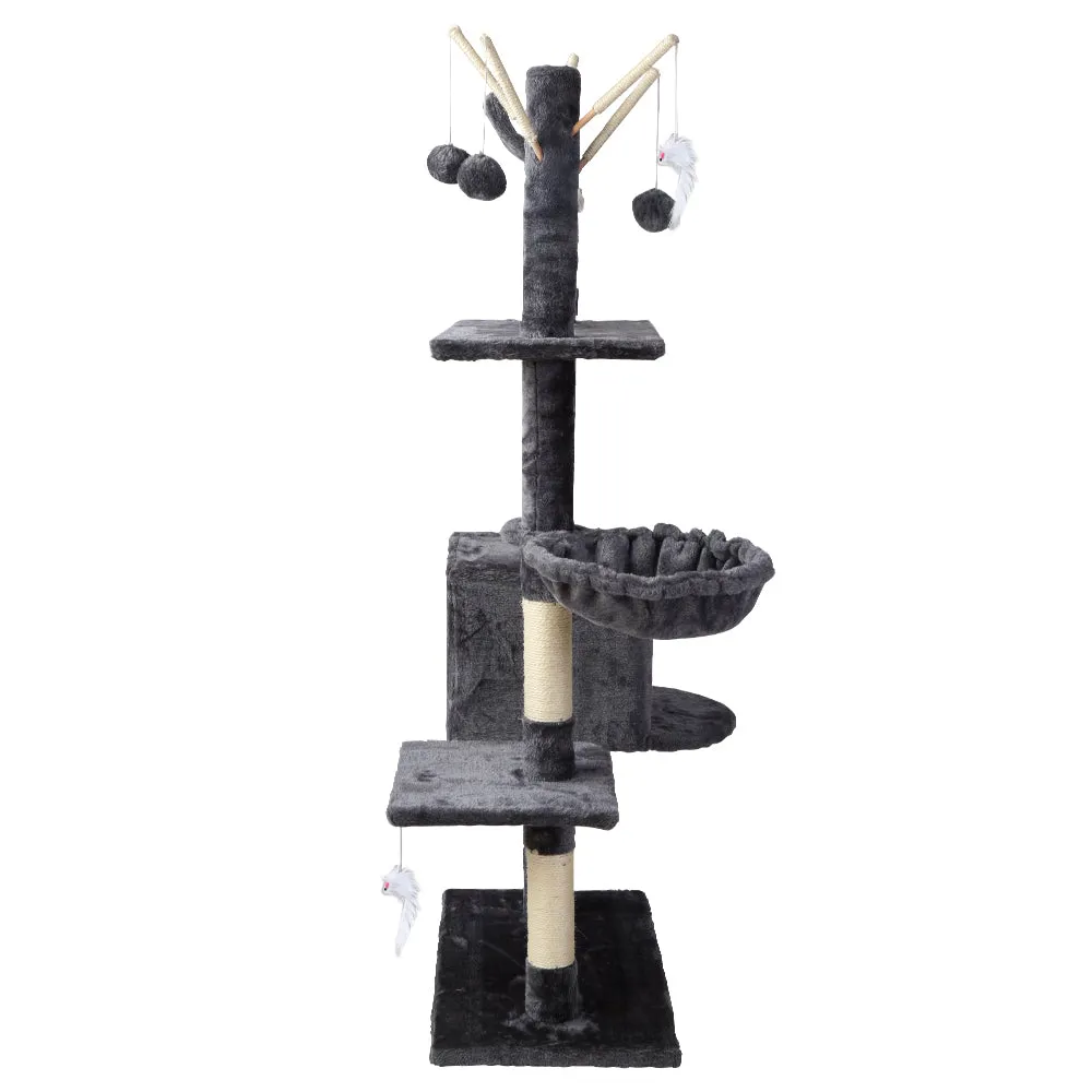 140cm Cat Condo Scratching Post Tower