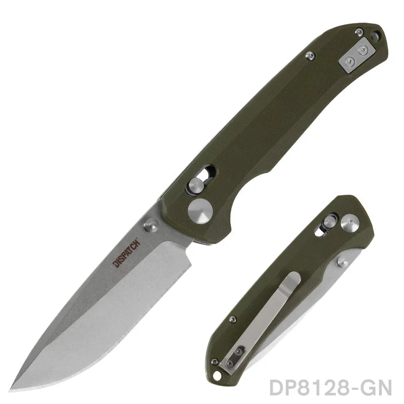 4.65 Inches Folding Pocket Knife Axis Lock with D2 Blade and Non-Slip G10 Handle