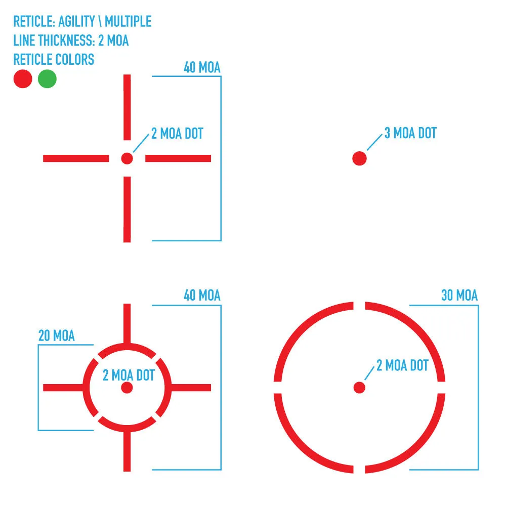 Agility 1x30 Shotgun Red Dot