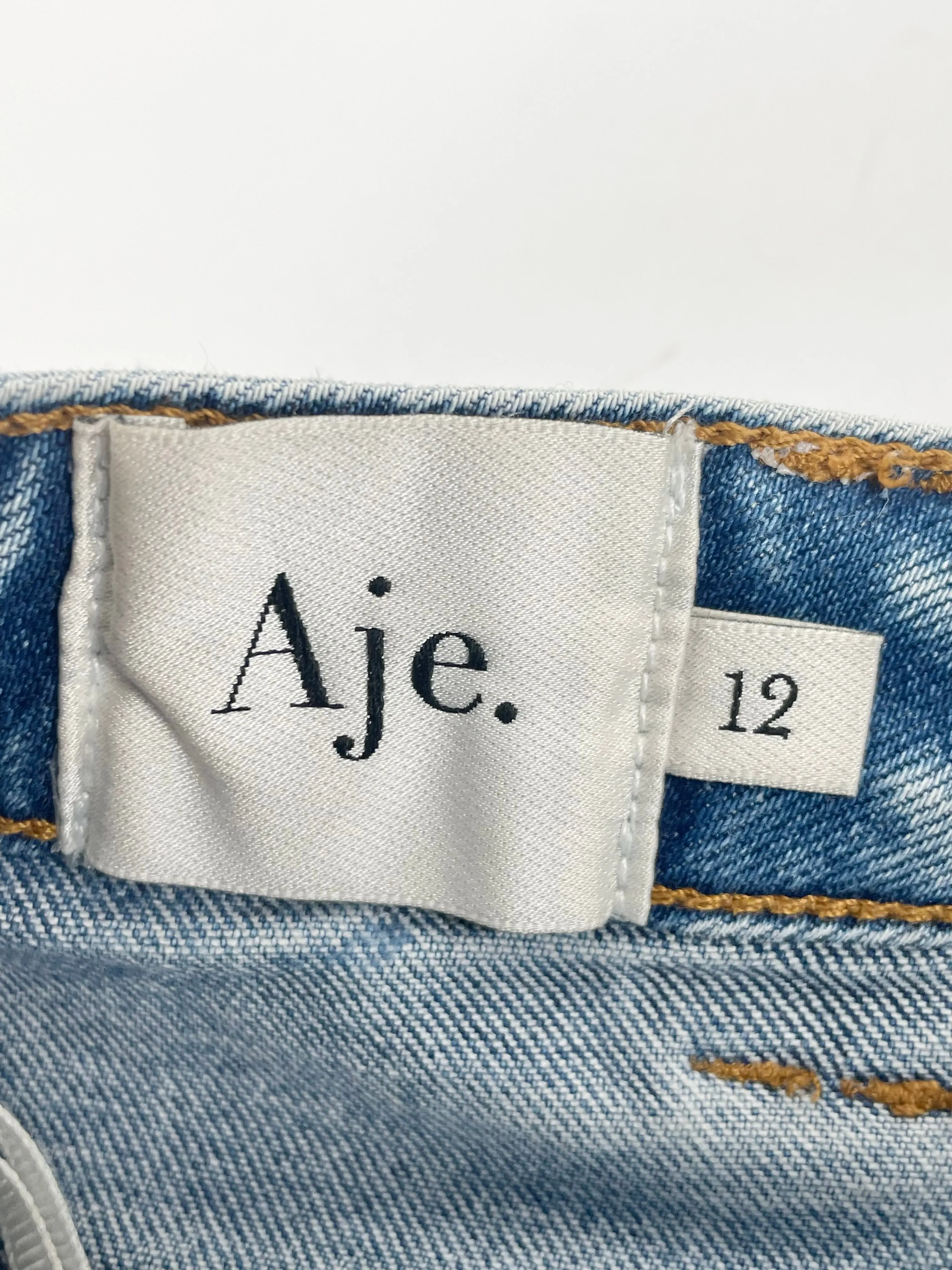 Aje Arlow Blue Denim Mini Skirt - AU12