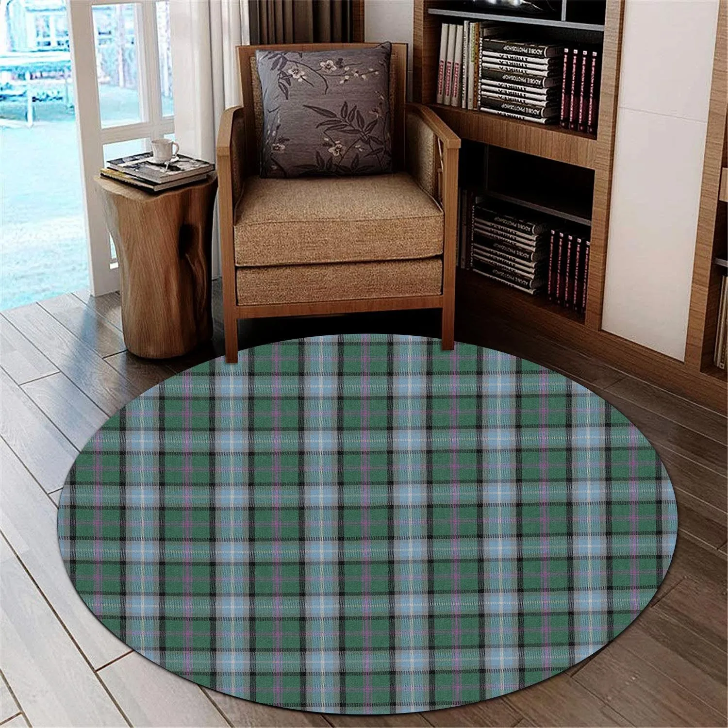 Alexander of Menstry Hunting Tartan Round Rug