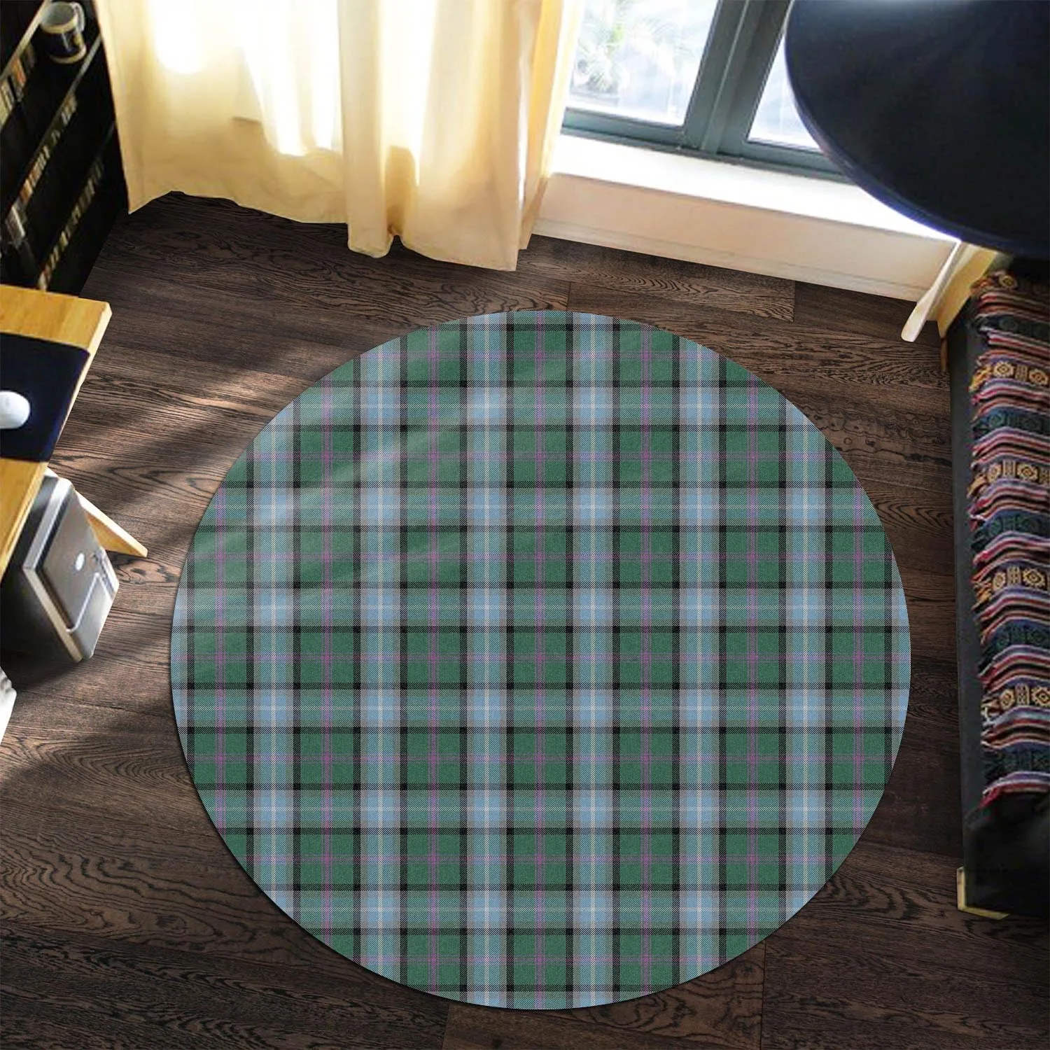 Alexander of Menstry Hunting Tartan Round Rug