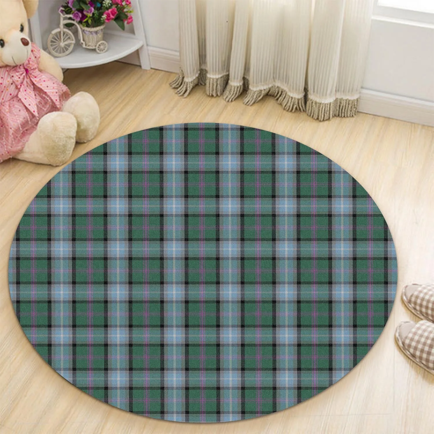 Alexander of Menstry Hunting Tartan Round Rug