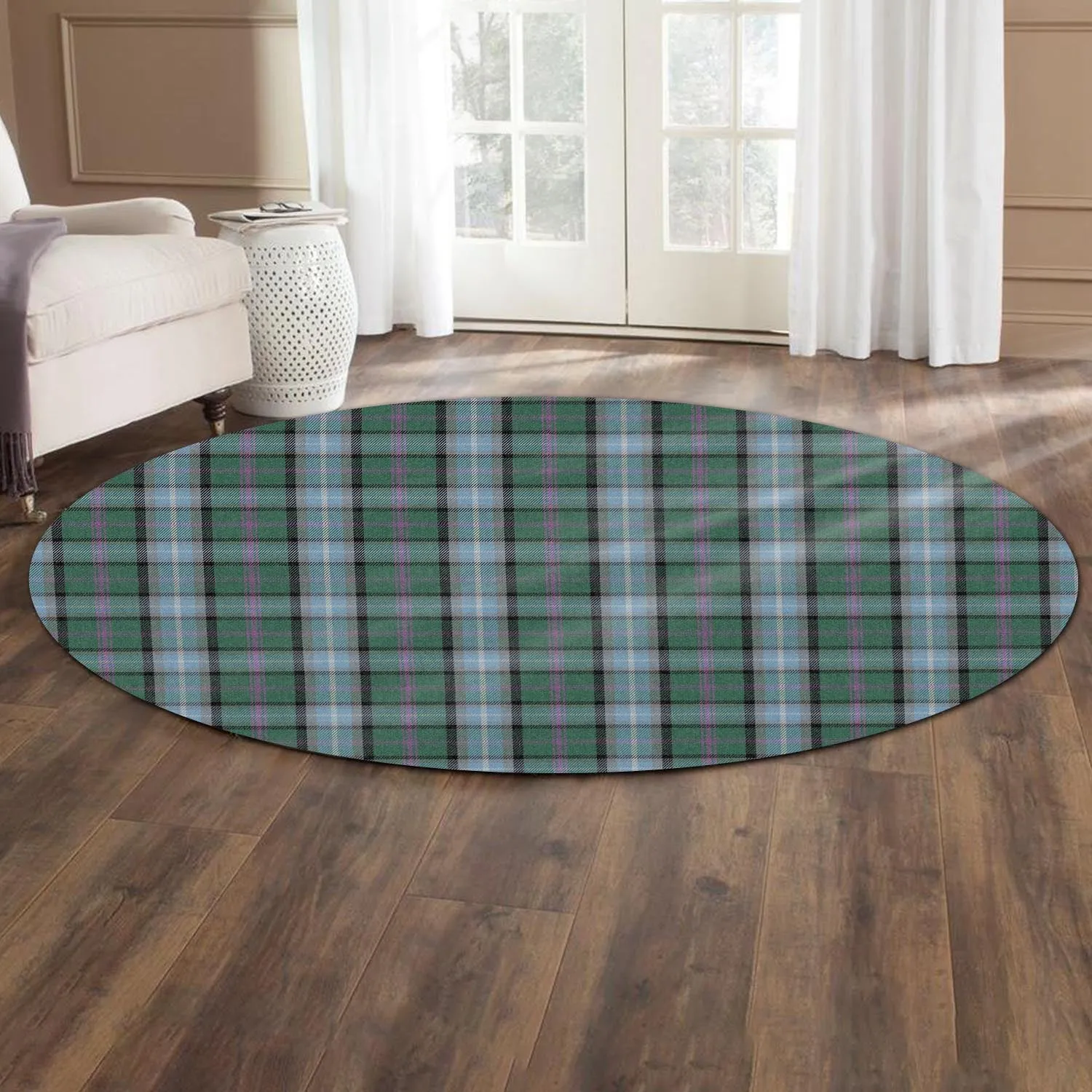 Alexander of Menstry Hunting Tartan Round Rug