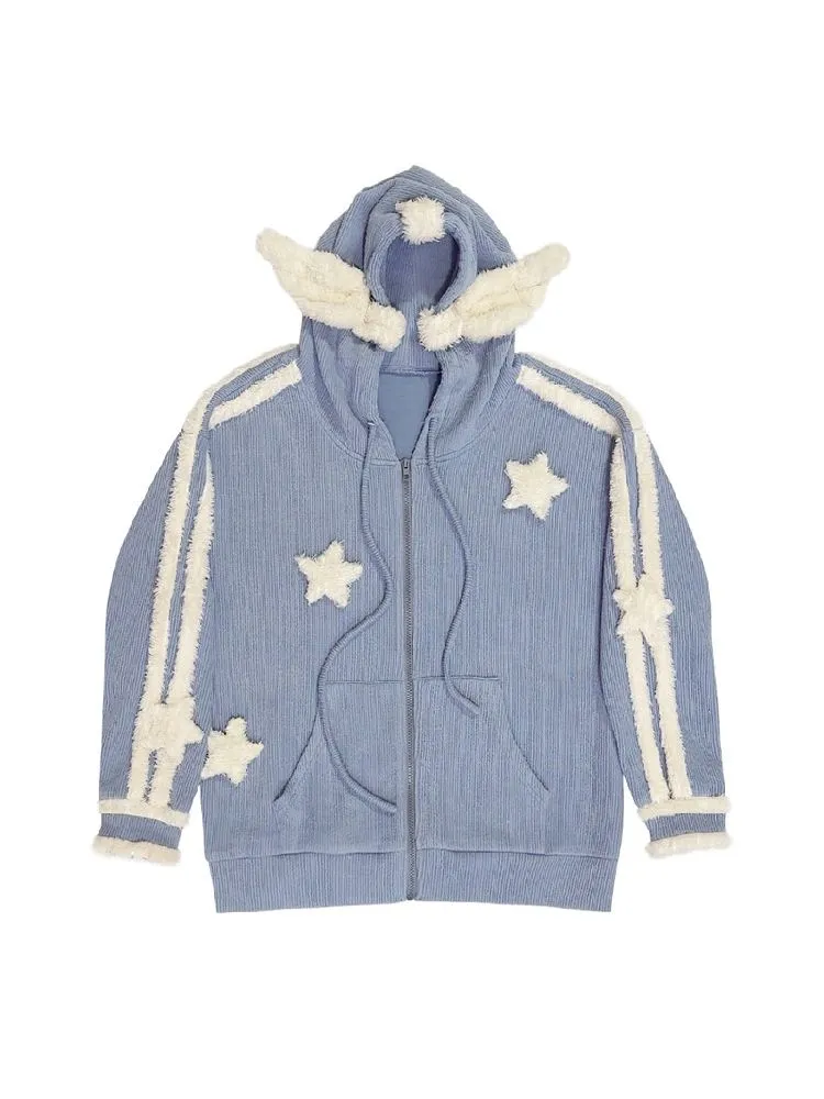 Angel Wings Blue Star Coat【s0000005019】