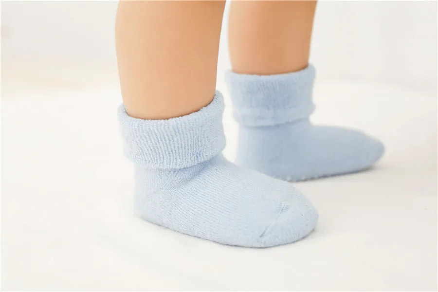 Anti Slip Socks Combo for Newborn (0-12 months, 6 pairs )