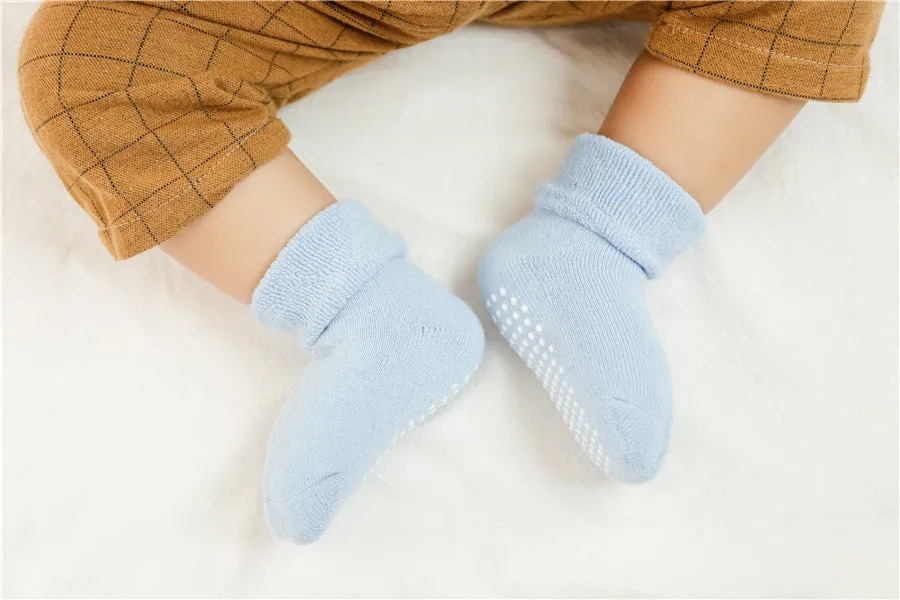 Anti Slip Socks Combo for Newborn (0-12 months, 6 pairs )