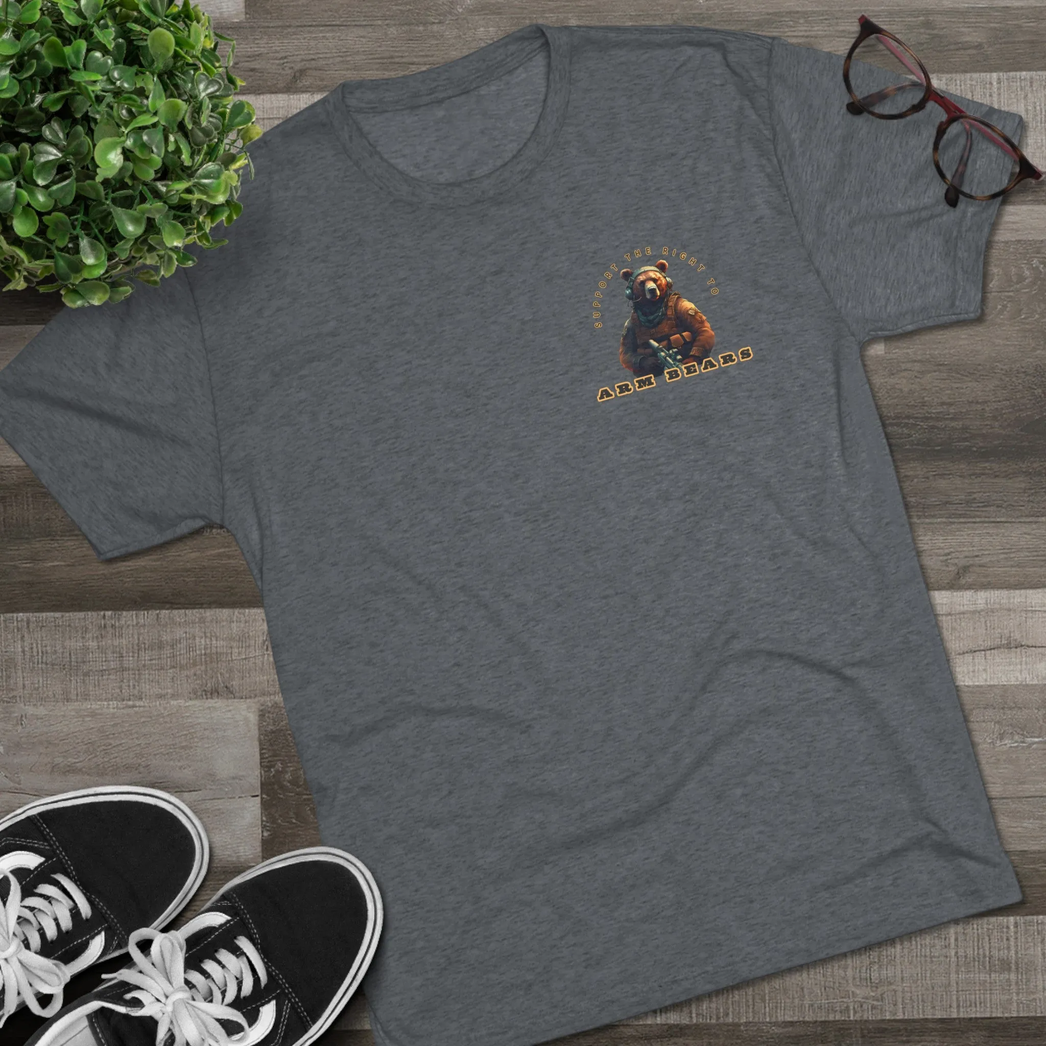 Arm Bears Tri-Blend Crew Tee