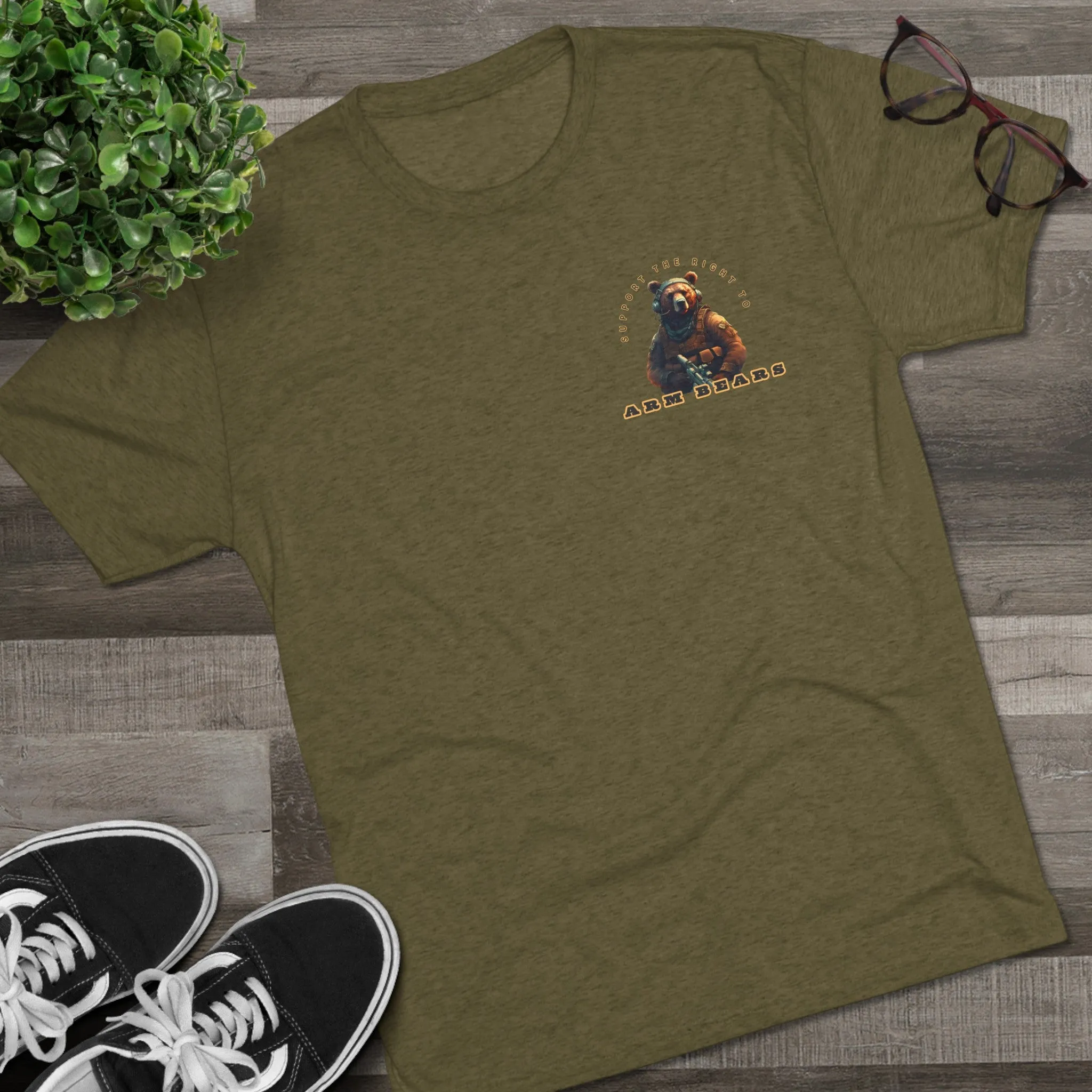 Arm Bears Tri-Blend Crew Tee