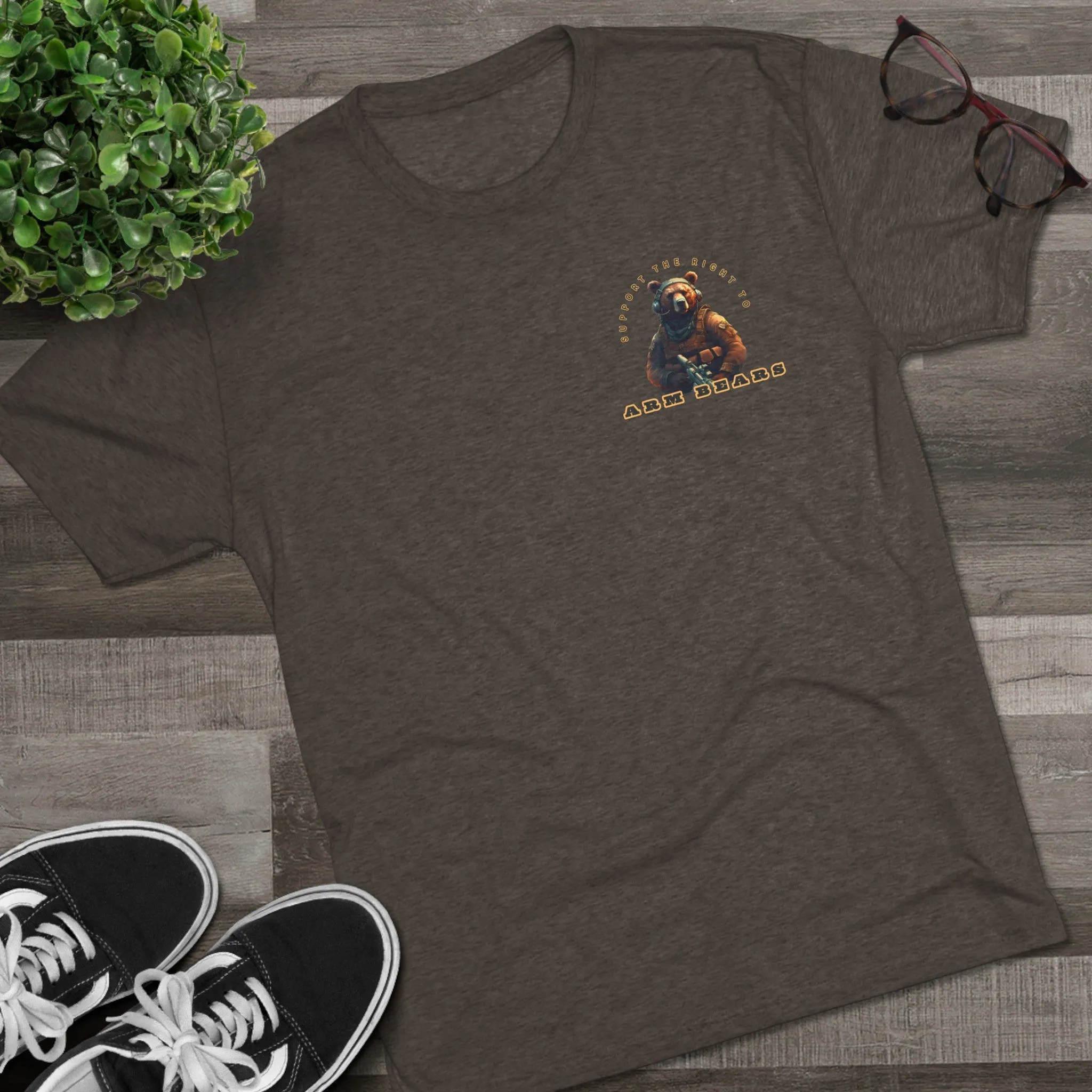 Arm Bears Tri-Blend Crew Tee