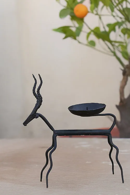 Bastar Tribal Art - Candle Holder - Deer