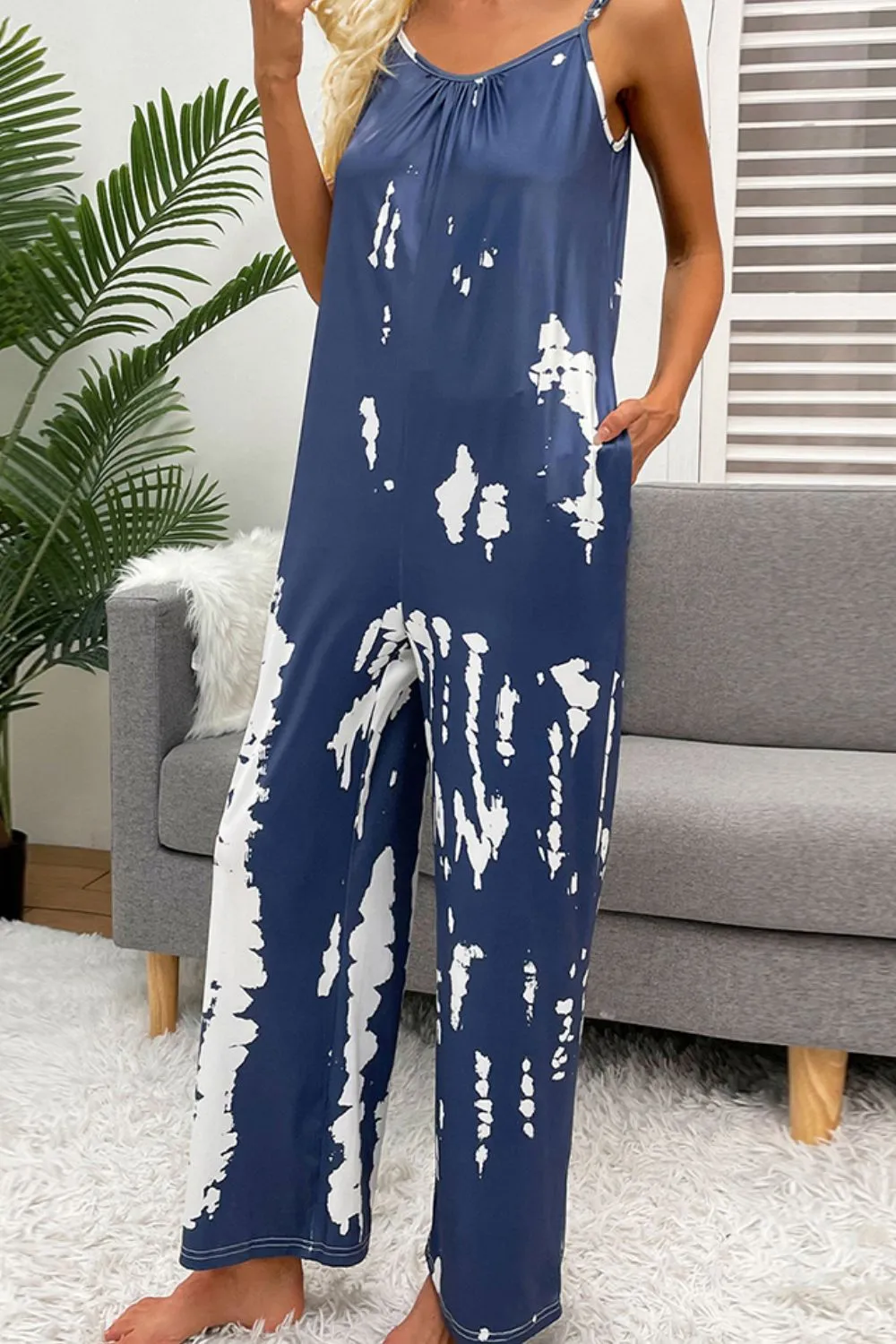 Better Than Basic Tie-Dye Jumpsuit with Pockets