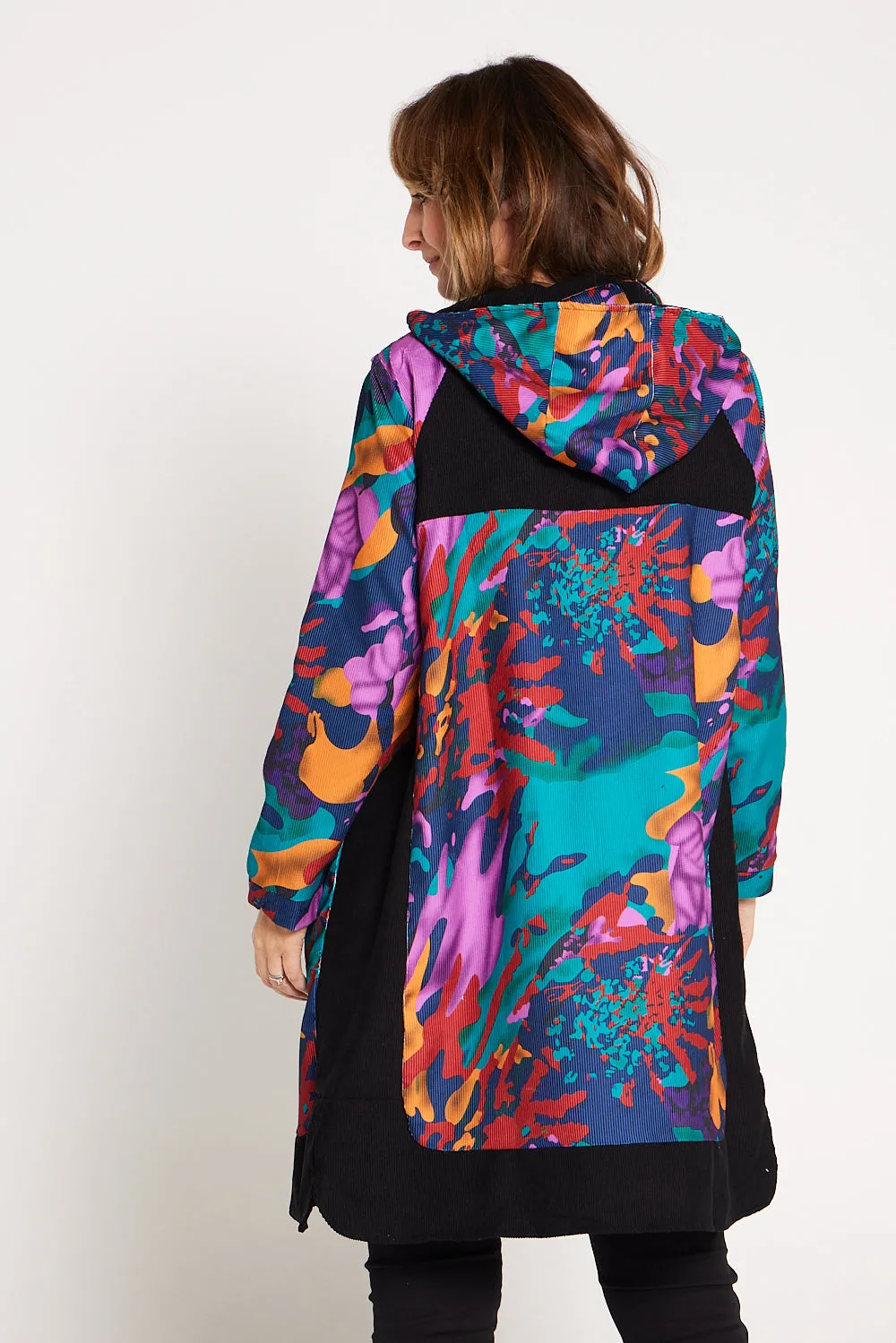 Bicheno Corduroy Coat - Colour Burst