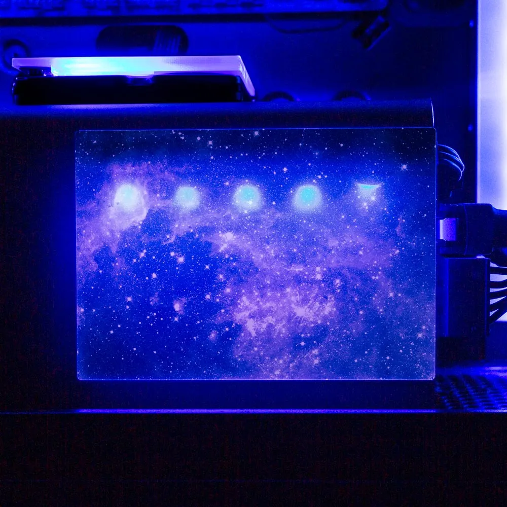 Black Space RGB SSD Cover Horizontal