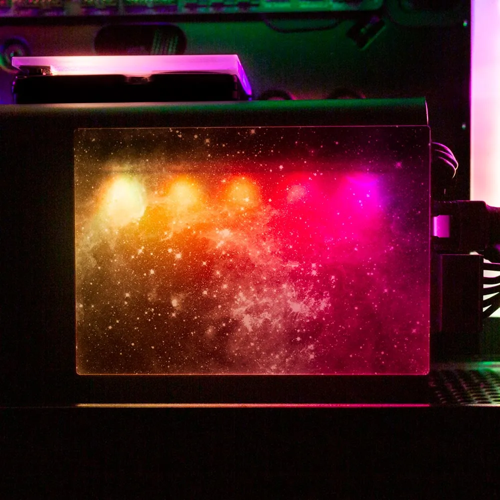 Black Space RGB SSD Cover Horizontal