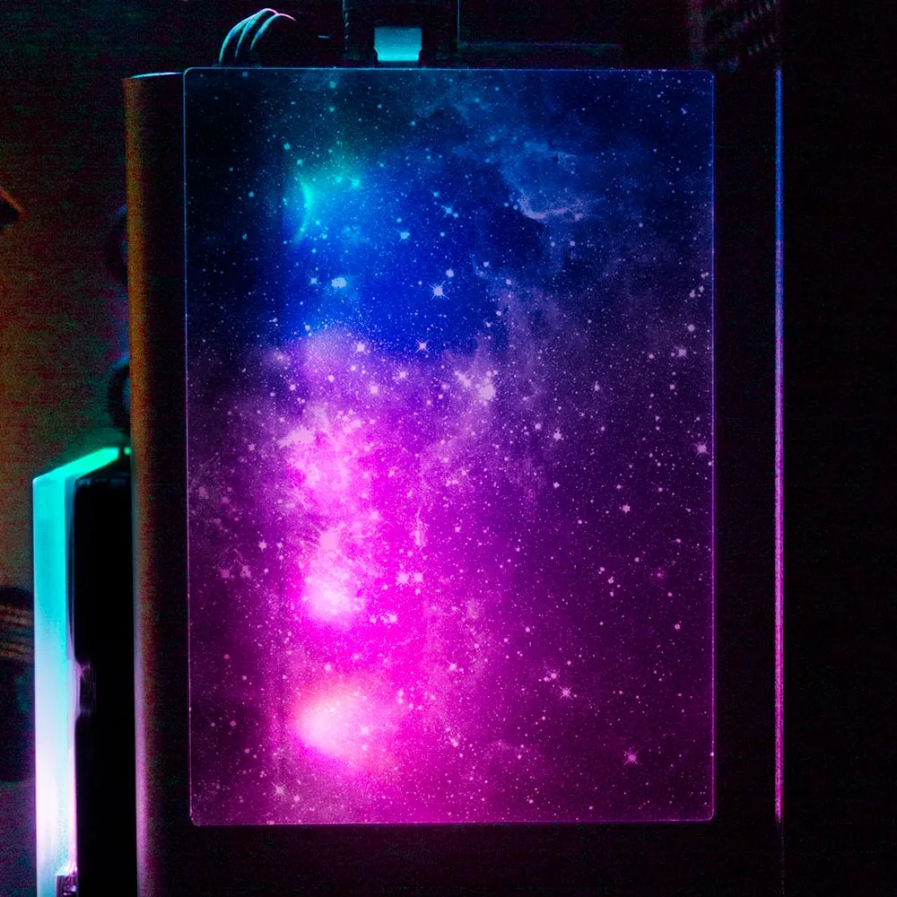 Black Space RGB SSD Cover Vertical