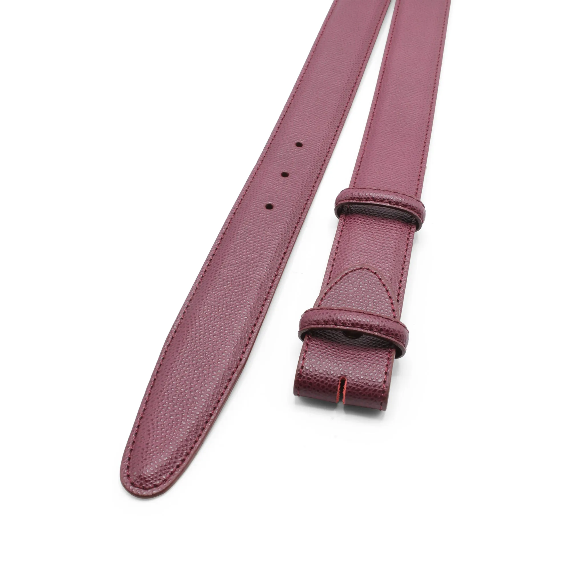 Bogart Saffiano Texture Belt Strap