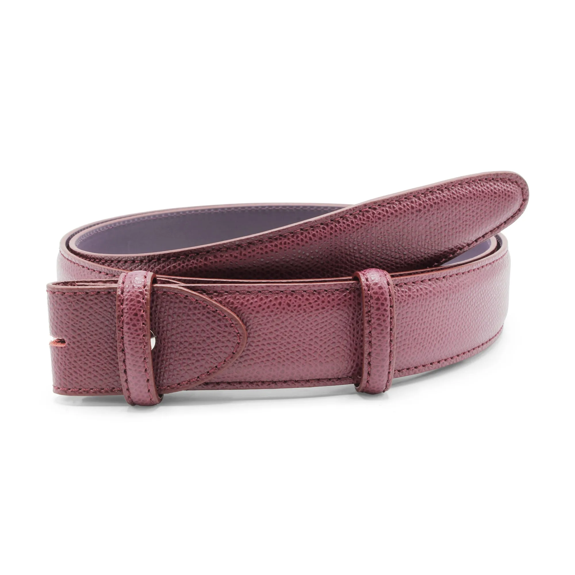 Bogart Saffiano Texture Belt Strap