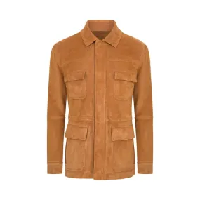 British Fashion Real Brown Leather Jacket