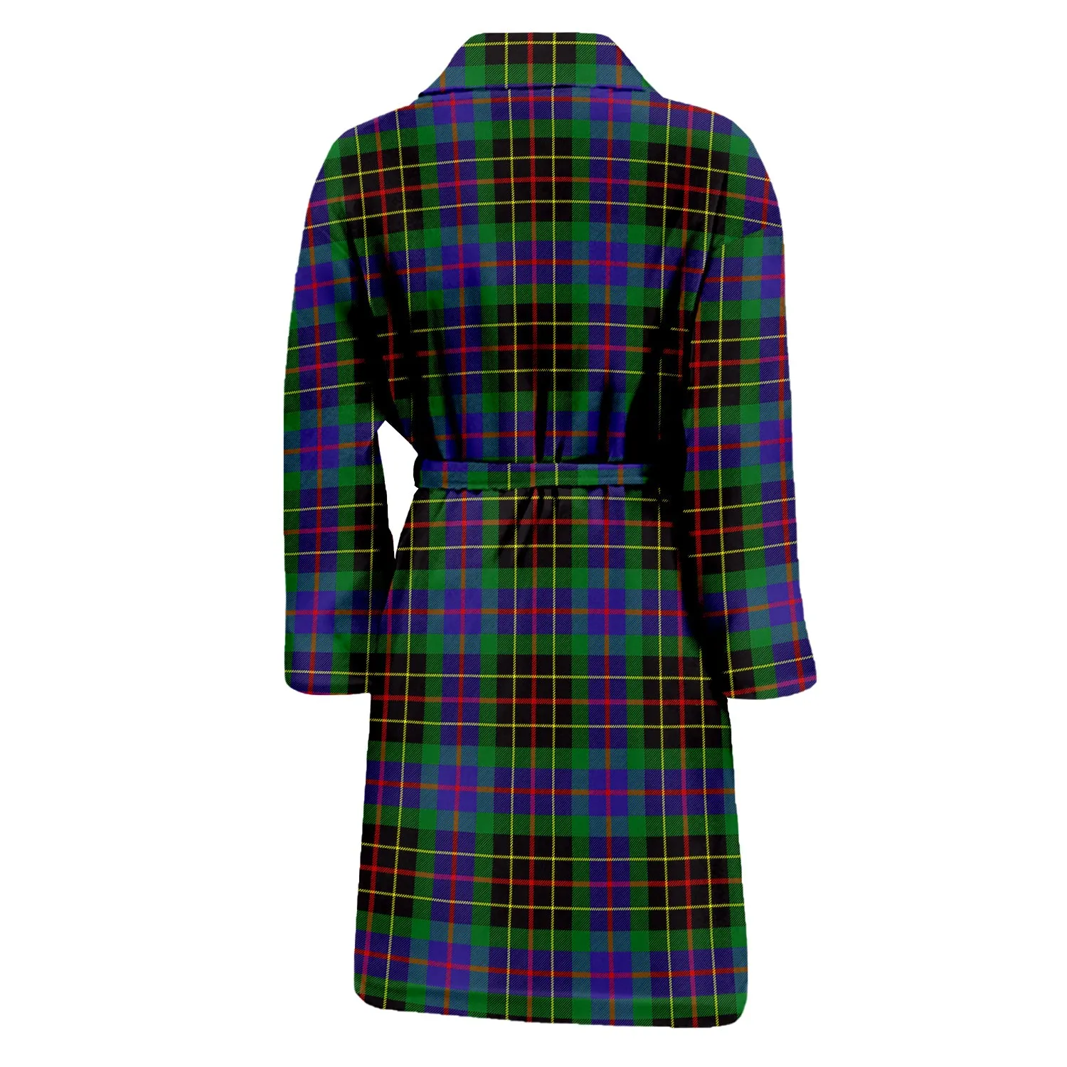 Brodie Hunting Modern Tartan Bathrobe with Family Crest