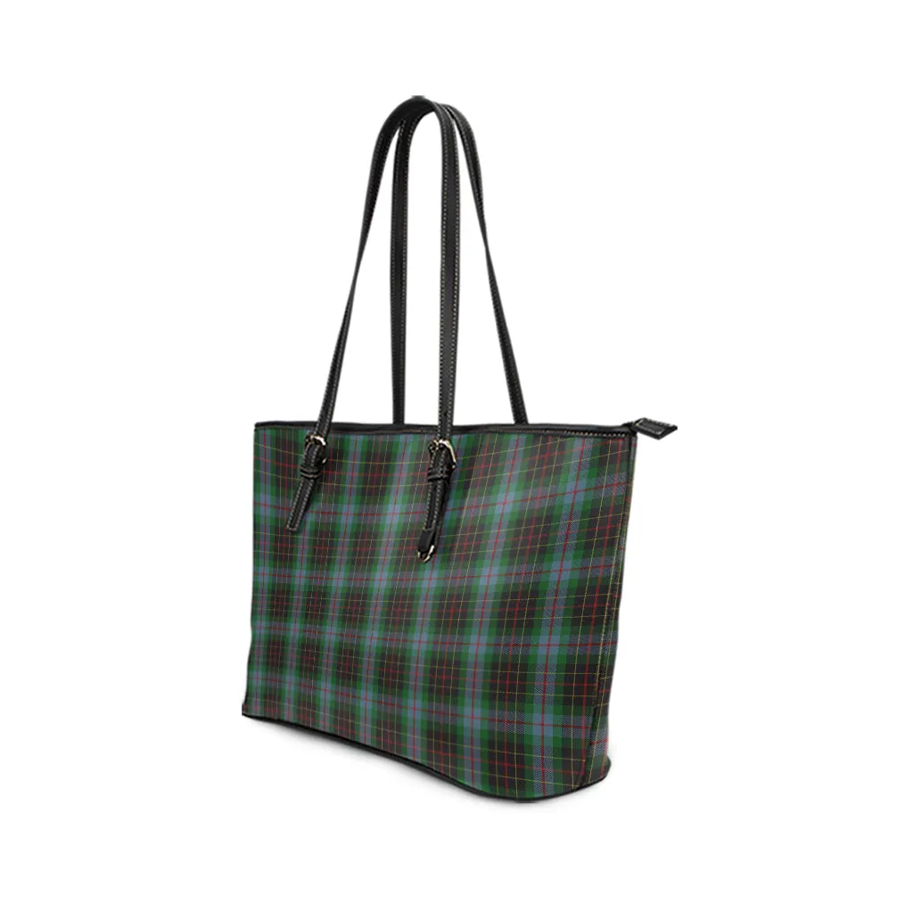 Brodie Hunting Tartan Leather Tote Bag