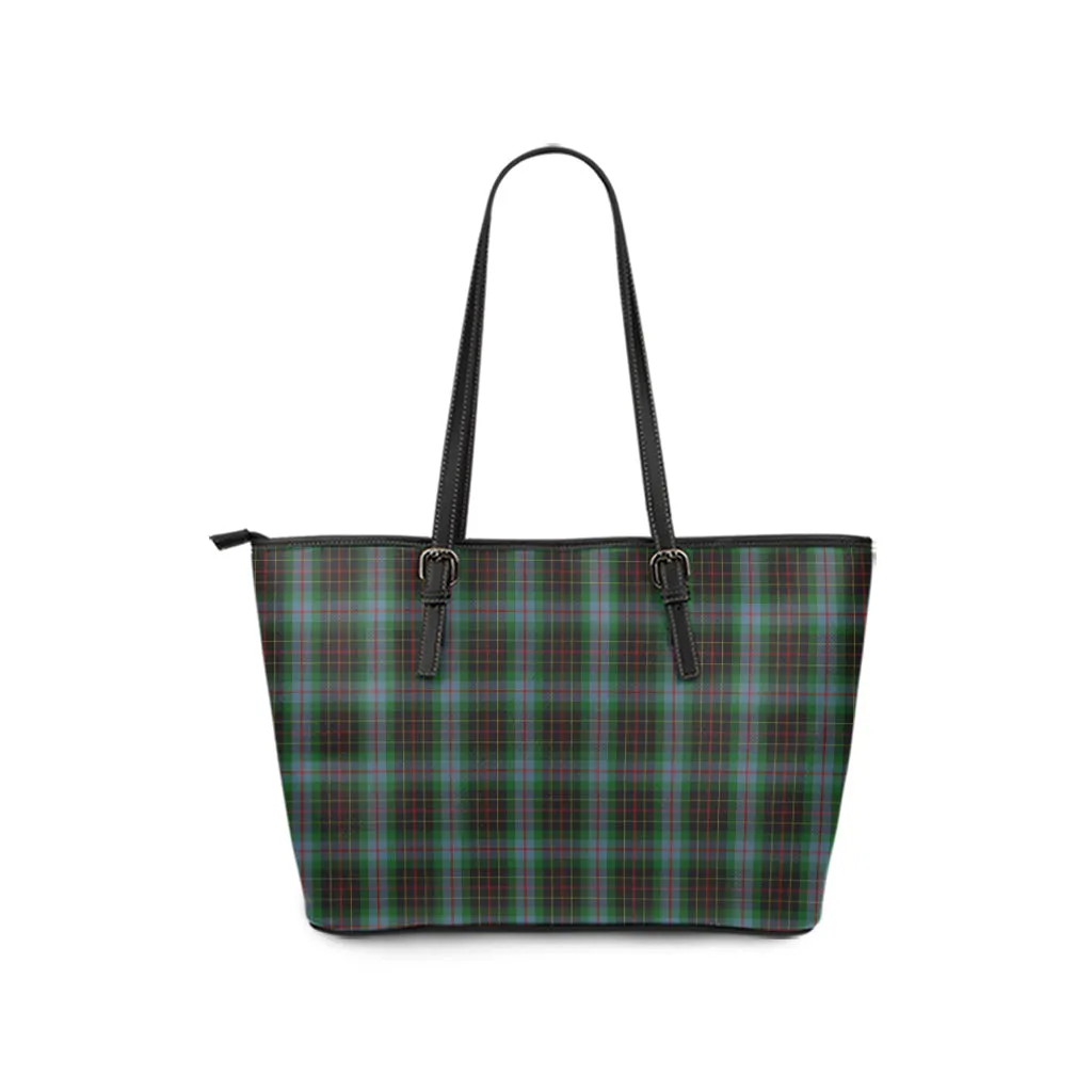 Brodie Hunting Tartan Leather Tote Bag