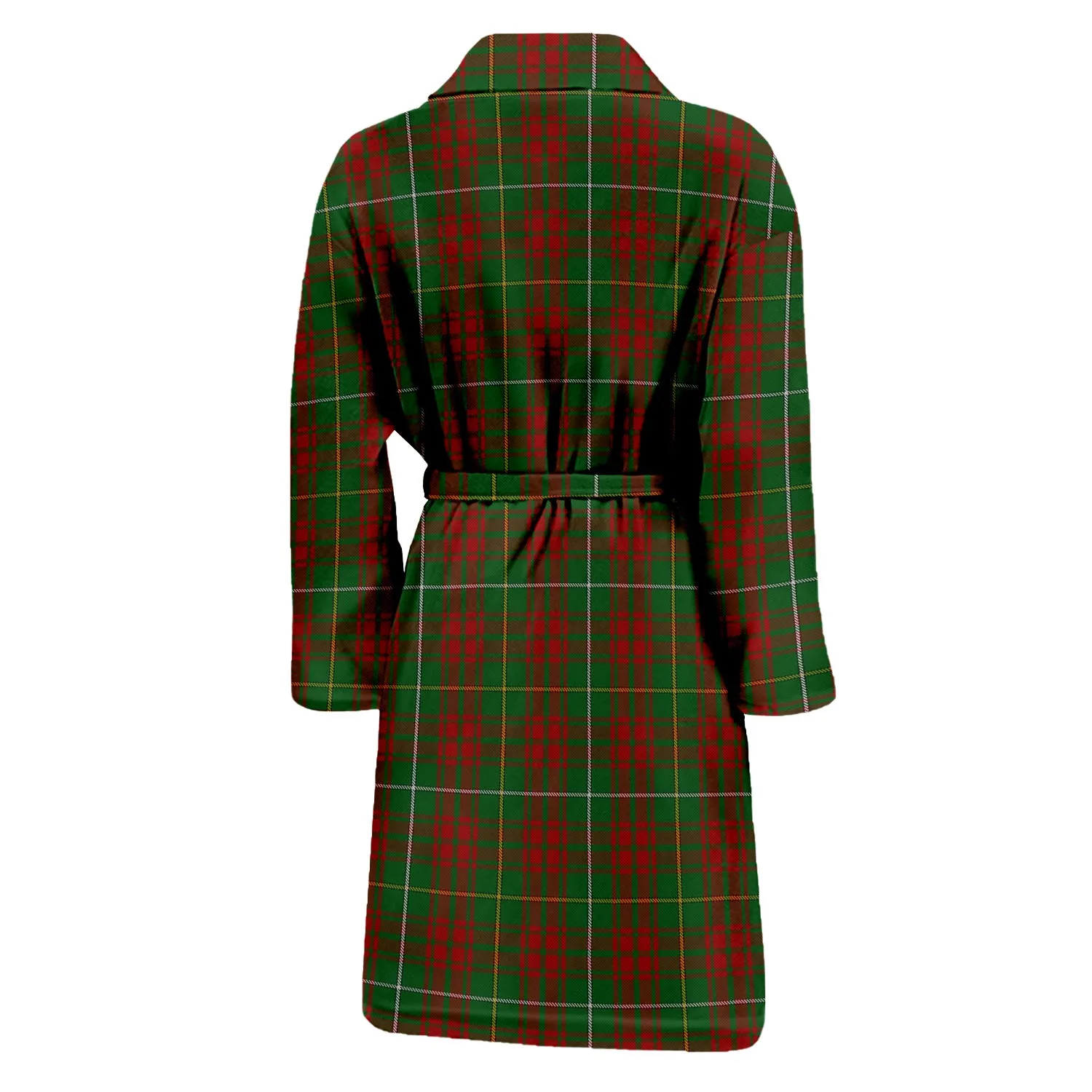 Bruce Hunting Tartan Bathrobe with Family Crest