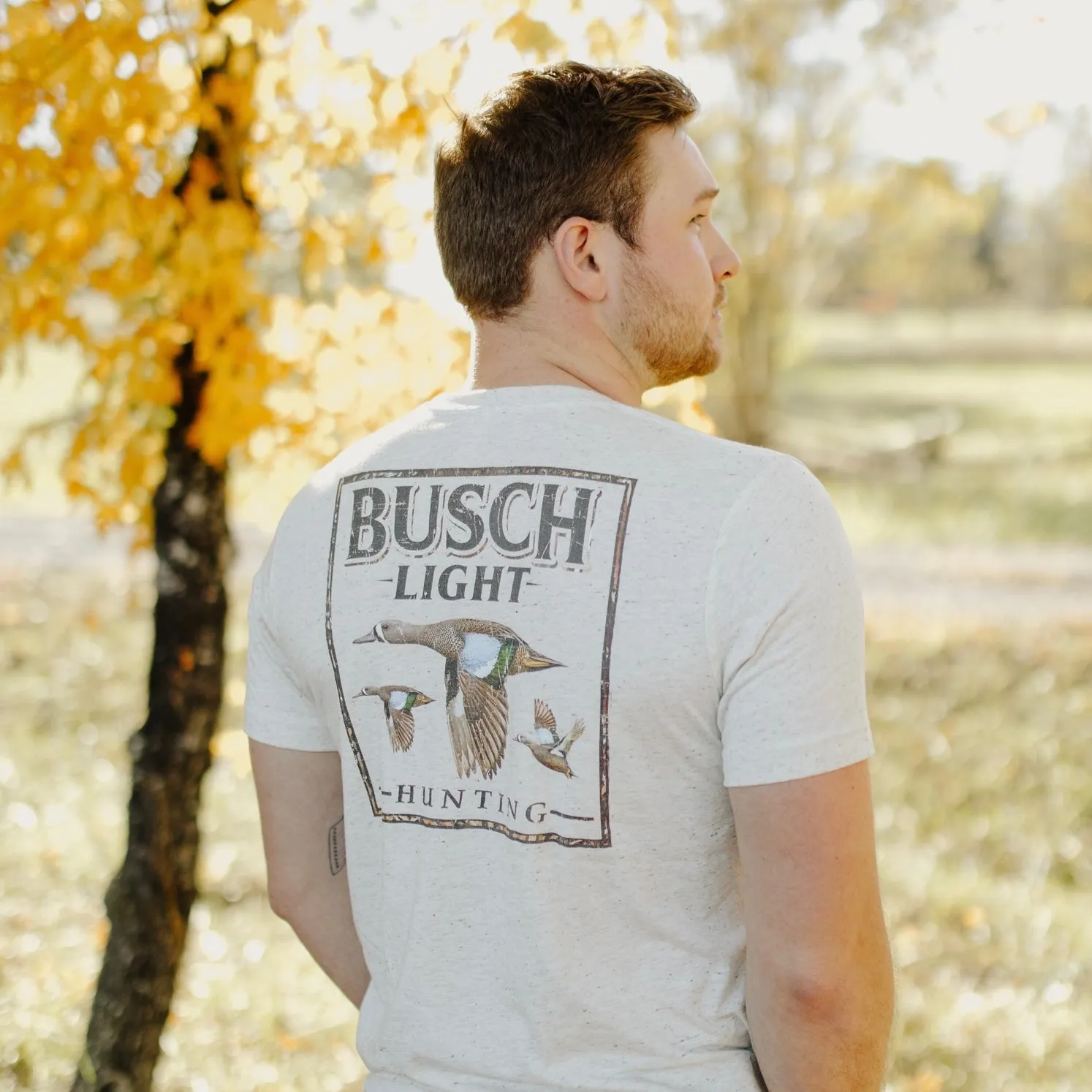 Busch Light Hunting Camo Duck T-Shirt