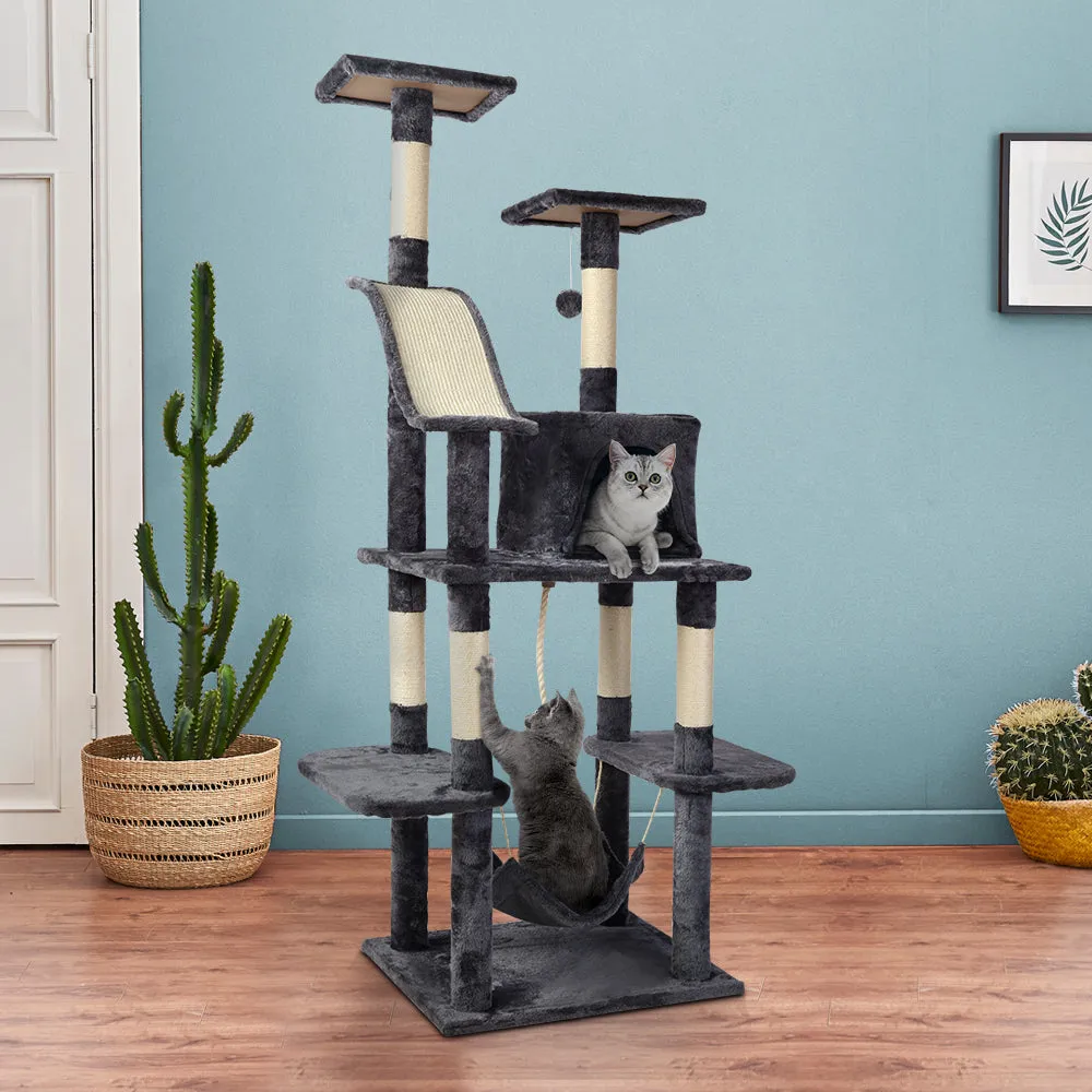 Cat Scratching Post Tree 171cm Trees  Scratcher Tower Condo House