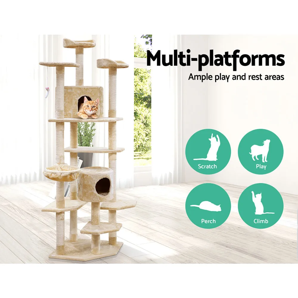 Cat Scratching Post Tree 203 cm XL Trees  Scratcher Tower Condo House