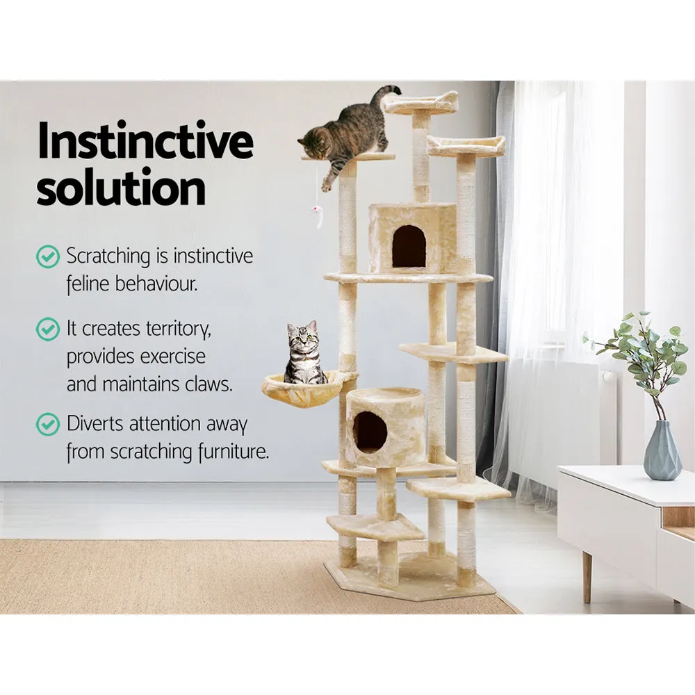 Cat Scratching Post Tree 203 cm XL Trees  Scratcher Tower Condo House