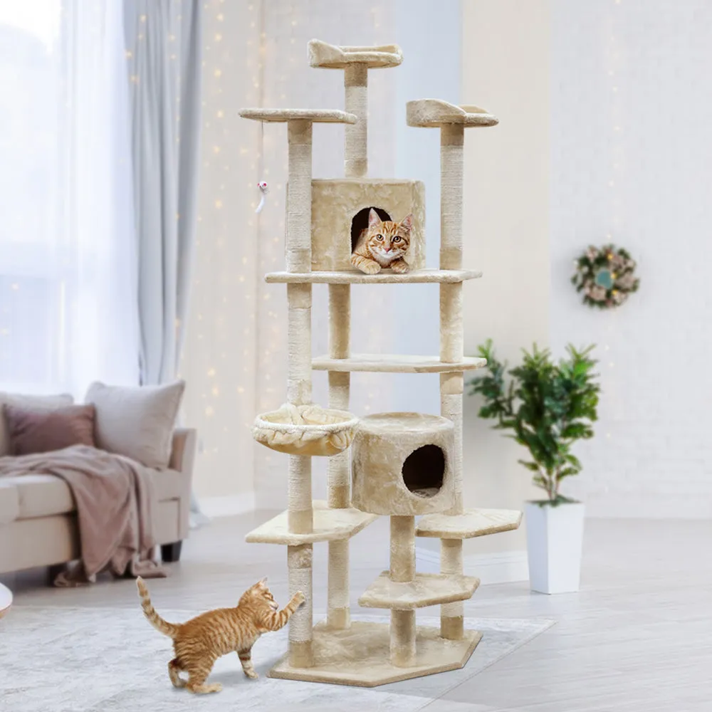 Cat Scratching Post Tree 203 cm XL Trees  Scratcher Tower Condo House