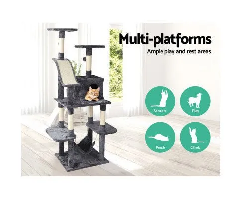 Cat Tree 171cm Scratching Post Tower