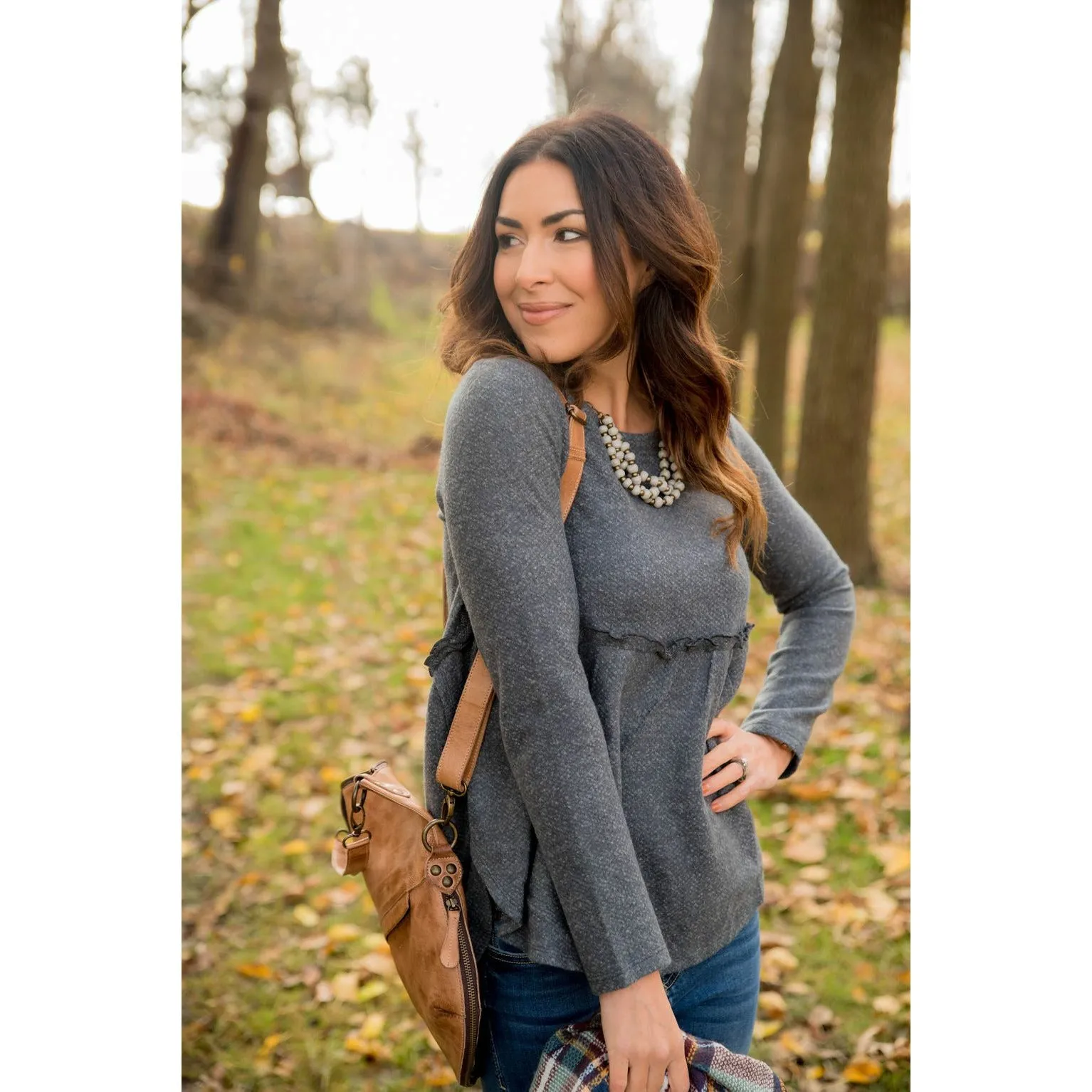 Cinched Sweater Tee