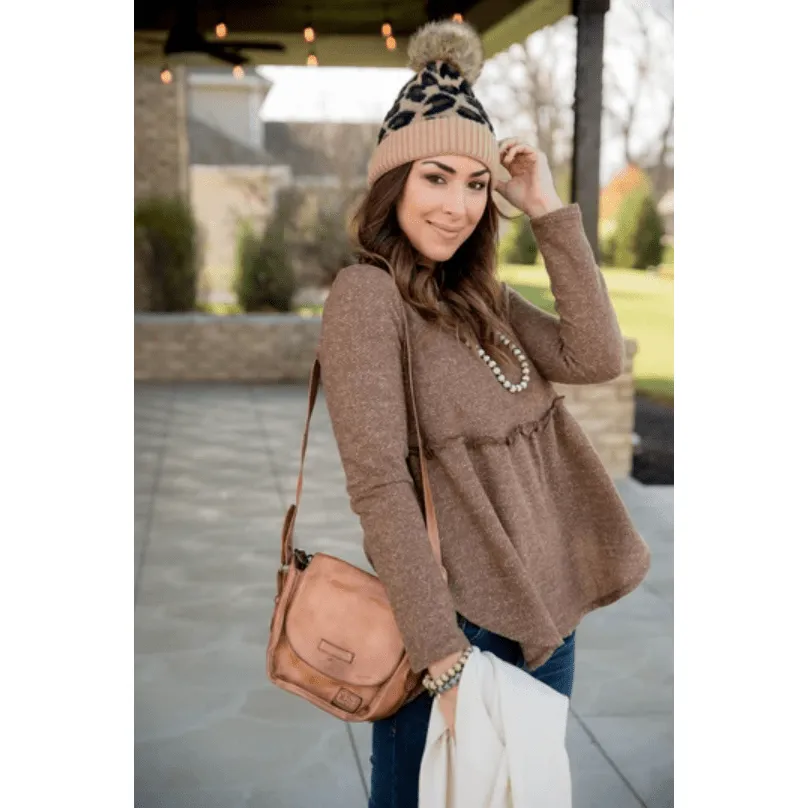 Cinched Sweater Tee