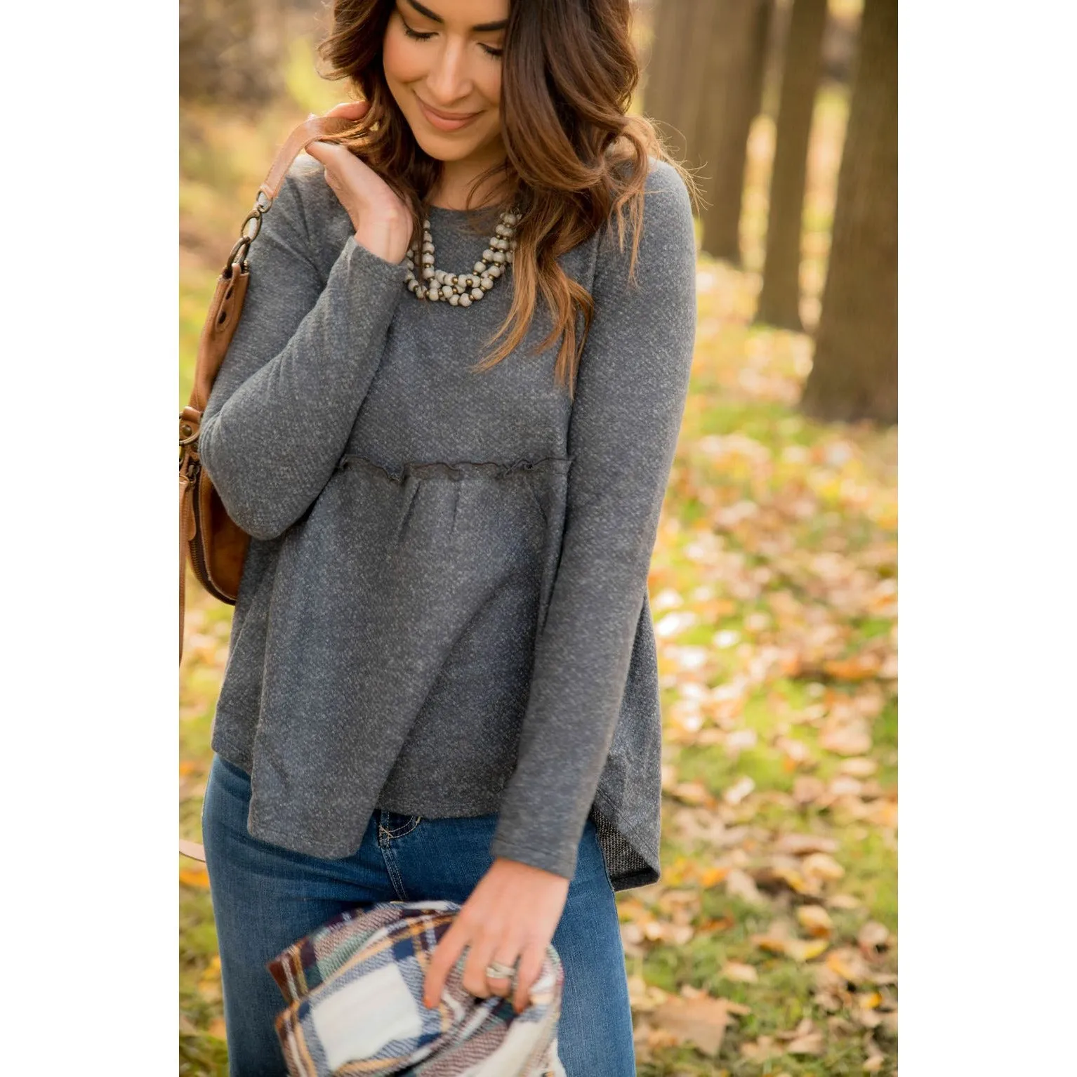 Cinched Sweater Tee