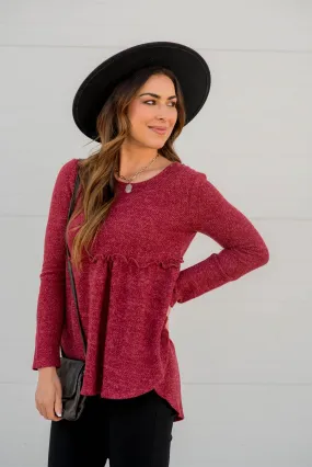 Cinched Sweater Tee