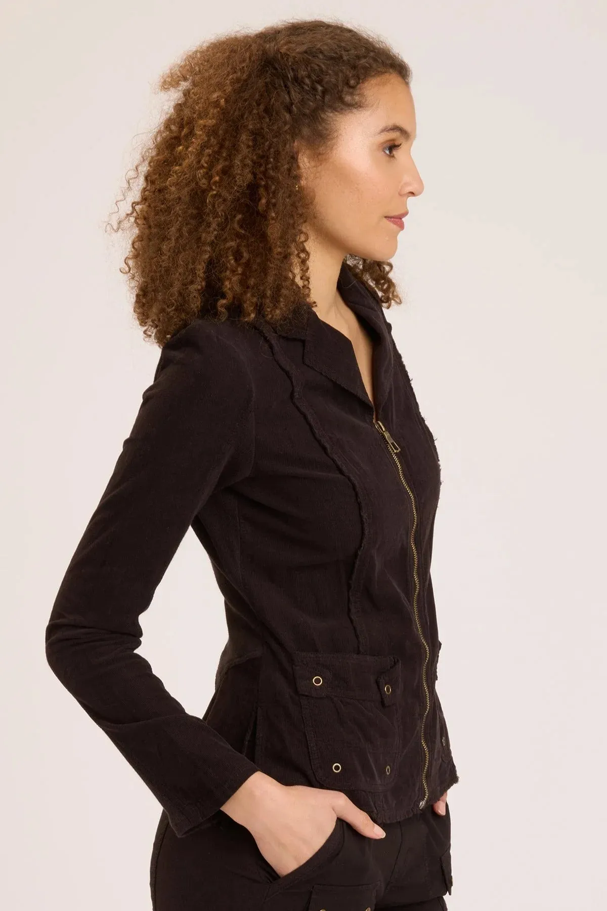 Cord Raphael Blazer - Black