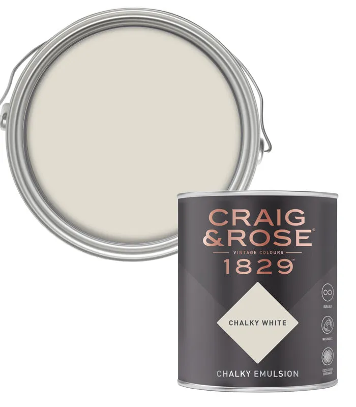 Craig and Rose 1829 Vintage Colours Chalky Emulsion Paint - 750ml