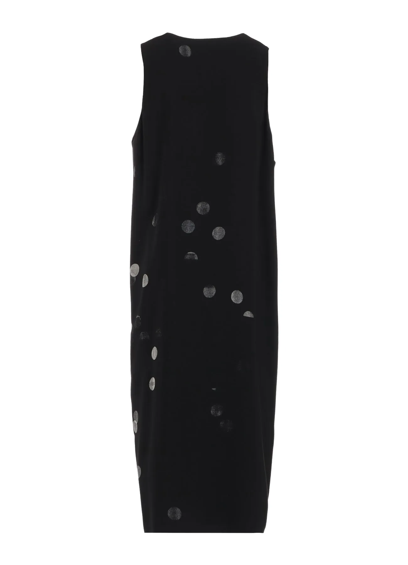 CU/RY GABARDINE DOT SLEEVE LESS DRESS