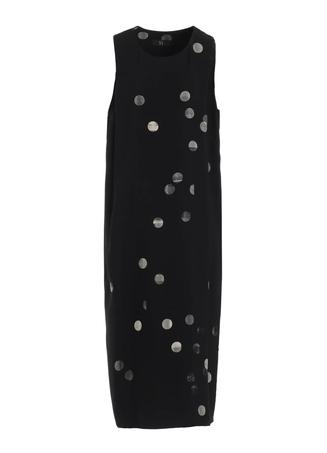 CU/RY GABARDINE DOT SLEEVE LESS DRESS