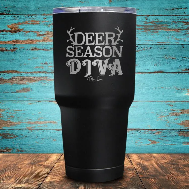 Deer Season Diva Coated Drinkware