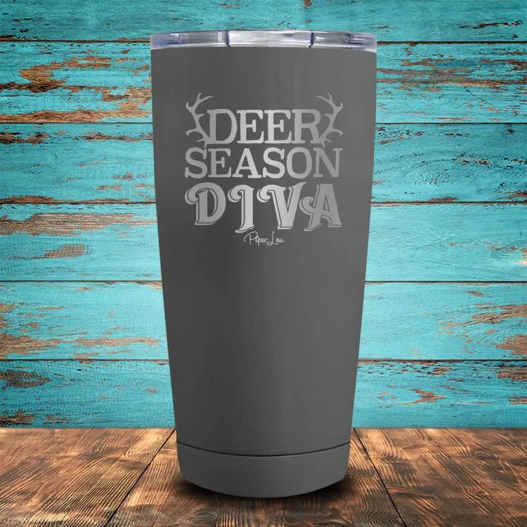 Deer Season Diva Coated Drinkware