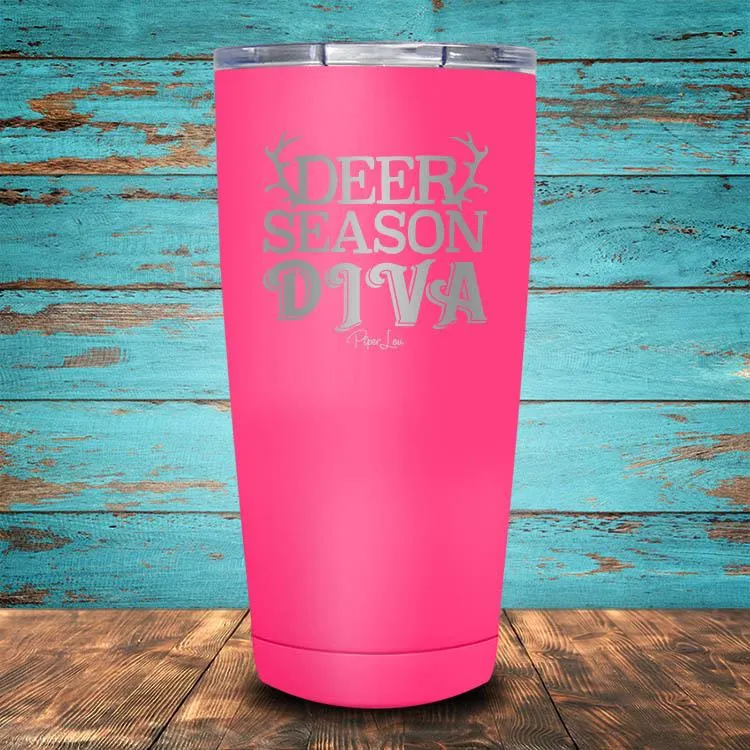 Deer Season Diva Coated Drinkware