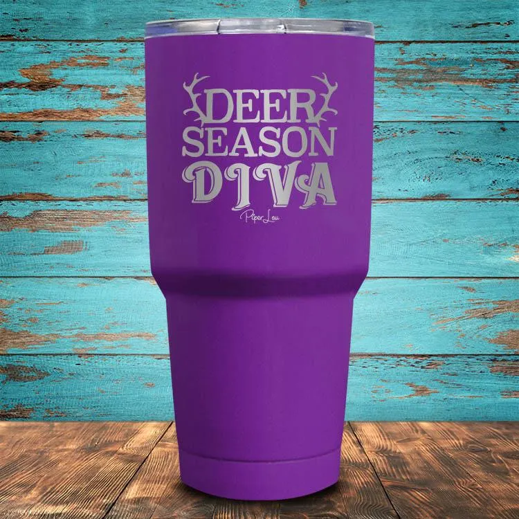 Deer Season Diva Coated Drinkware