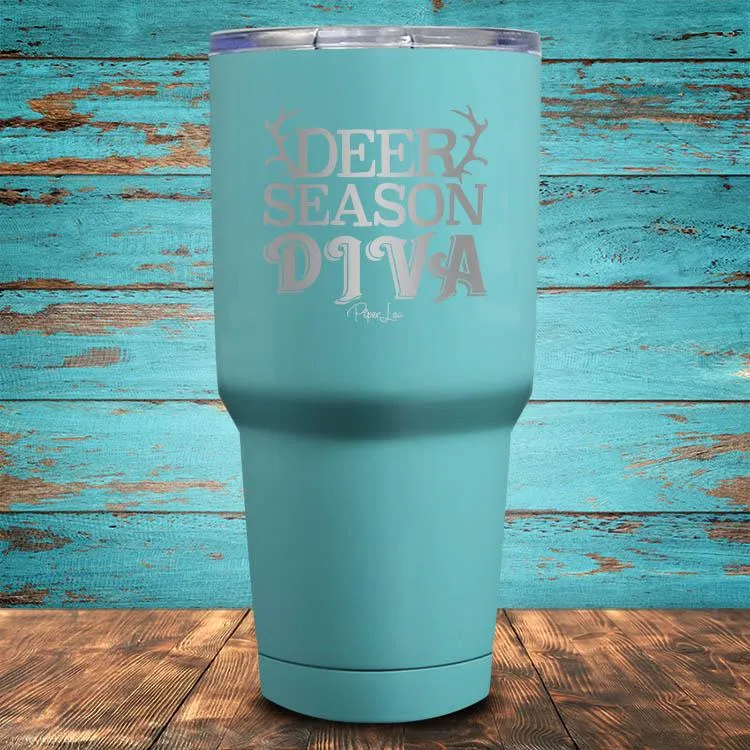 Deer Season Diva Coated Drinkware