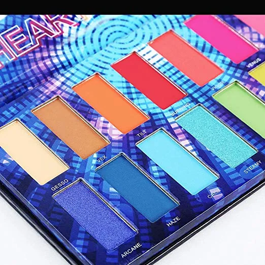 DE'LANCI 16 Bright Color Eyeshadow Palette( mirror cracked )