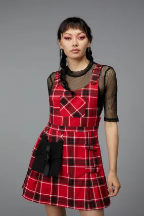 Demonic Tartan Pinafore