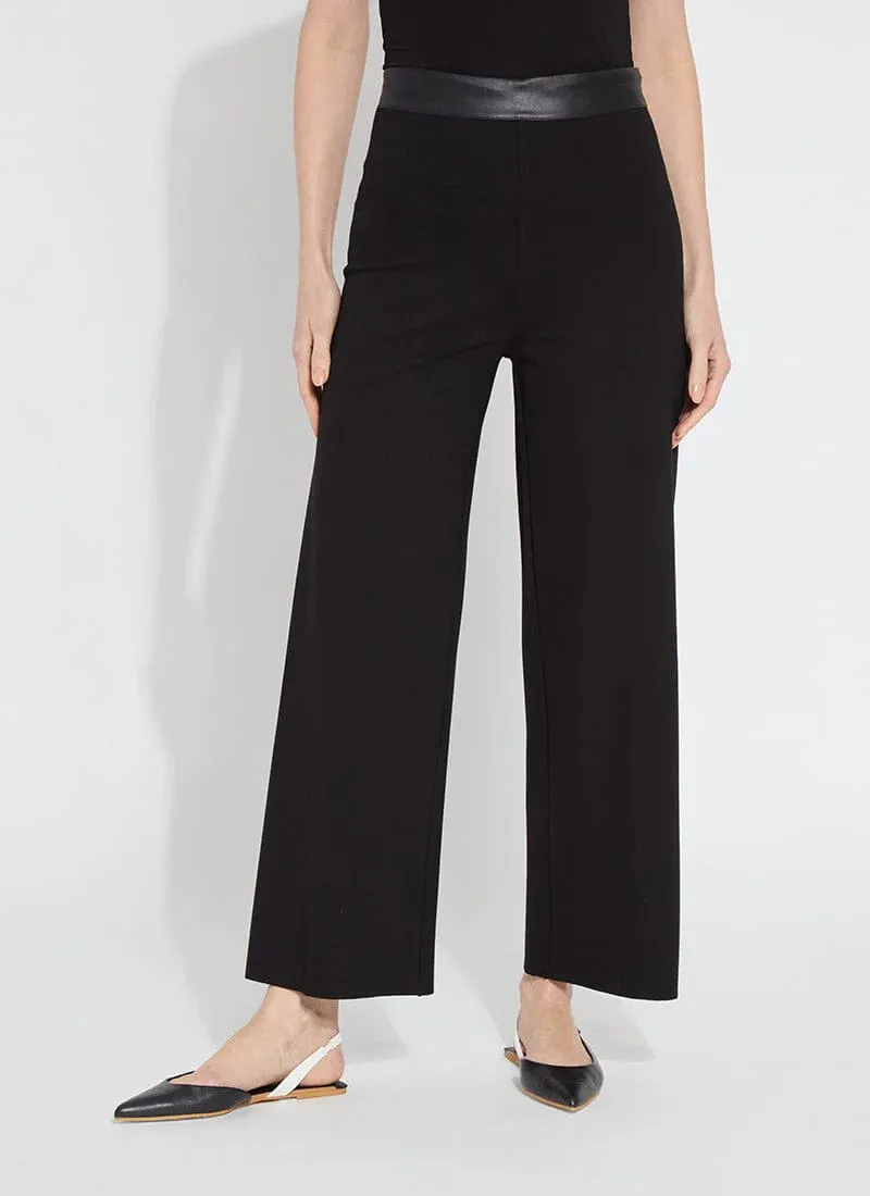 Denver Hi Waist Ponte Pants in Black