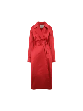 Duchesse Satin Trench Coat